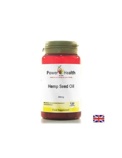 Конопено масло 300 мг х 120 капсули Power of Health