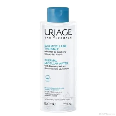 ЮРИАЖ Термална мицеларна вода за нормална и суха кожа 2 х 500 мл ПРОМО ПАКЕТ | URIAGE Micellar Water