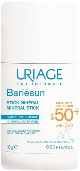 БАРИЕСЪН Минерален слънцезащитен стик SPF50+ 18 гр ЮРИАЖ | URIAGE Bariesun