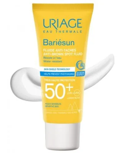 БАРИЕСЪН Слънцезащитен флуид против пигментации SPF50+ 40 мл ЮРИАЖ | URIAGE Bariesun