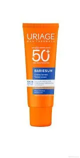 БАРИЕСЪН Тониран СВЕТЪЛ слъцезащитен крем за лице SPF50+ 50 мл ЮРИАЖ | URIAGE Bariesun