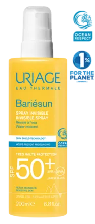 БАРИЕСЪН Слънцезащитен спрей за тяло SPF50+ 200 мл ЮРИАЖ | URIAGE Bariesun