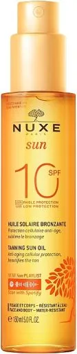 НУКС СЪН Слънцезащитно олио за придобиване на тен SPF10 150 мл | NUXE Sun