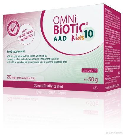 ОМНИ БИОТИК КИДС 10 AAD х 20 сашети за деца | Omni-biotic Institut Allergosan