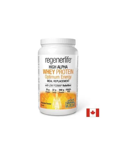 Optimum Energy Regenerlife ™ Суроватъчен протеин изолат на прах 940 гр Natural Factors