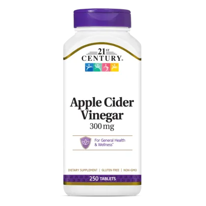 21st Century Ябълков Оцет 300 мг х 250 таблетки | Apple Cider Vinegar