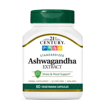 21st Century Ашваганда екстракт 500 мг х 60 капсули | Ashwagandha Extract