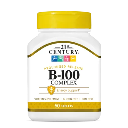 21st Century Витамин Б 100 Комплекс х 60 таблетки | B-100 Complex Prolonged Release