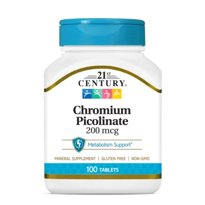 21st Century Хром пиколинат 200 мкг х 100 таблетки | Chromium Picolinate