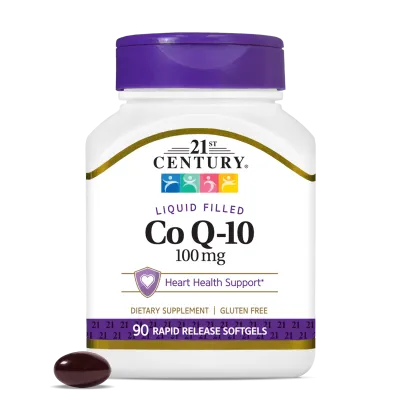 21st Century Коензим Q10 100 мг х 90 меки капсули | Coenzyme Q10