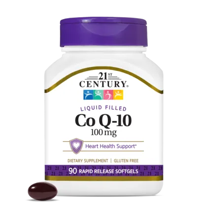 21st Century Коензим Q10 100 мг х 90 меки капсули | Coenzyme Q10