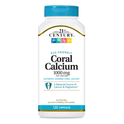 21st Century Корал Калций 1000 мг х 120 капсули | Coral Calcium