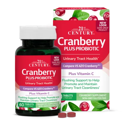 21st Century Червена Боровинка + пробиотици х 60 капсули | Cranberry & Probiotic