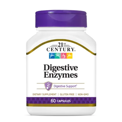 21st Century Храносмилателни Ензими х 60 капсули | Digestive Enzymes