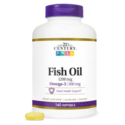 21st Century Омега 3 Рибено Масло 1200 мг х 140 капсули | Fish Oil