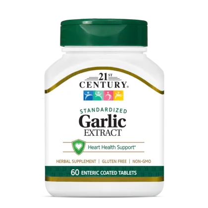 21st Century Чесън екстракт без аромат х 60 таблетки | Garlic Extract Odorless