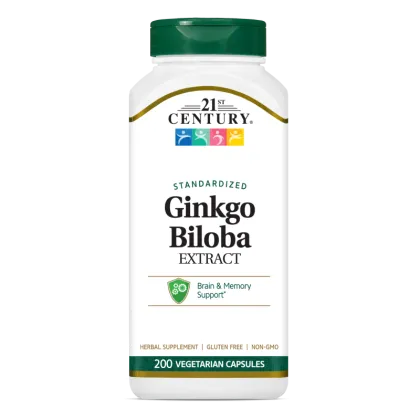 21st Century Гинко Билоба екстракт х 200 капсули | Ginkgo Biloba Extract