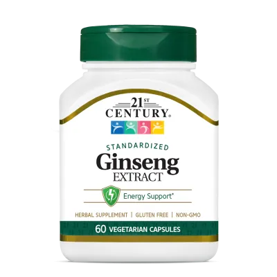 21st Century Женшен екстракт ( корейски, китайски ) х 60 капсули | Panax Ginseng