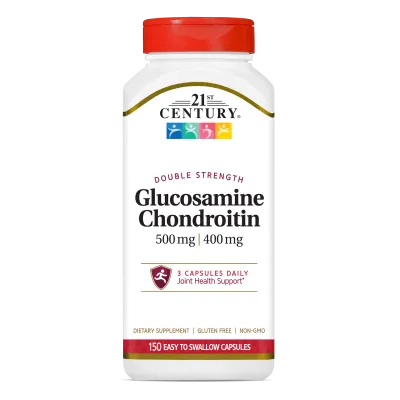 21st Century Глюкозамин + Хондроитин 500/400 мг х 150 капсули | Glucosamine Chondroitin