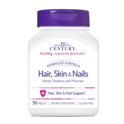 21st Century Формула за коса, кожа и нокти х 50 таблетки | Skin, Nails & Hair