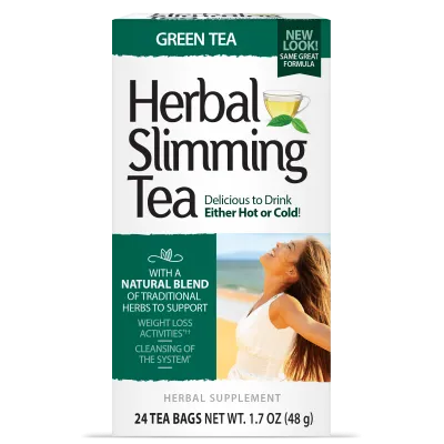 21st Century Чай за отслабване със зелен чай и сена х 24 пакетчета | Herbal Slimming Tea