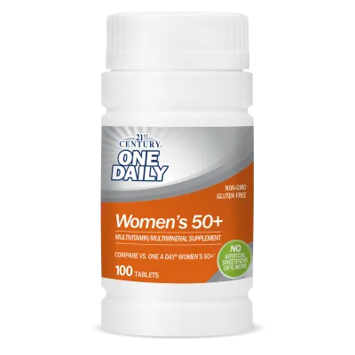 21st Century Eжедневни мултивитамини за жени 50+ г х 100 таблетки | One Daily Women's Health
