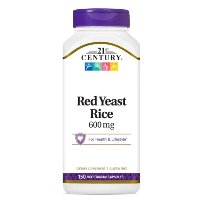 21st Century Мая от червен ориз 600 мг х 150 капсули | Red Yeast Rice