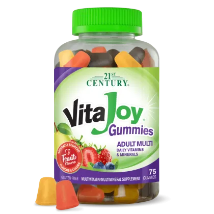 21st Century VitaJoy Мултивитамини за възрастни х 75 женирани таблетки | Adult Multi Gummies