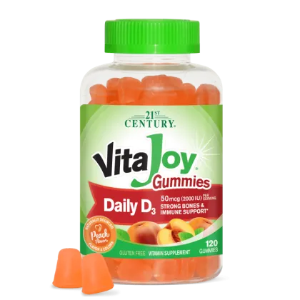 21st Century VitaJoy Витамин Д3 2000 IU х 120 желирани таблетки | Daily D Gummies
