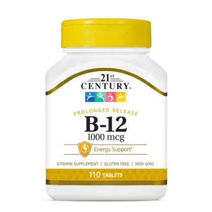21st Century Витамин Б12 1000 мкг със забавено освобождаване х 110 таблетки | Vitamin B12