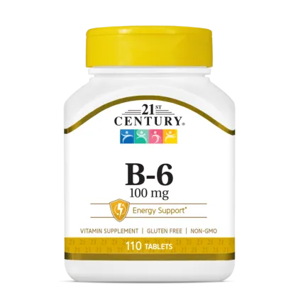 21st Century Витамин Б6 ( Пиридоксин ) 100 мг х 110 таблетки | Vitamin B6