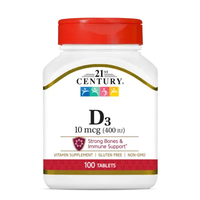 21st Century Витамин Д3 400 IU х 100 таблетки | Vitamin D3