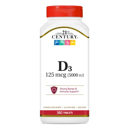 21st Century Витамин Д3 5000 IU х 360 таблетки | Vitamin D3