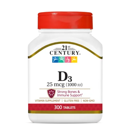 21st Century Витамин Д3 1000 IU х 300 таблетки | Vitamin D3