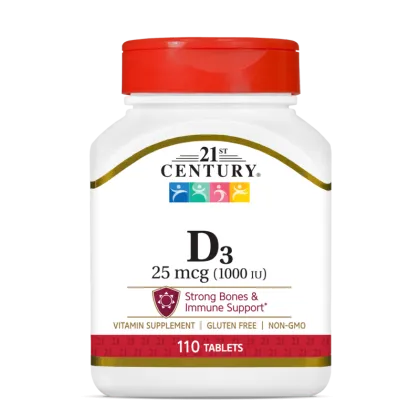 21st Century Витамин Д3 1000 IU х 110 таблетки | Vitamin D3