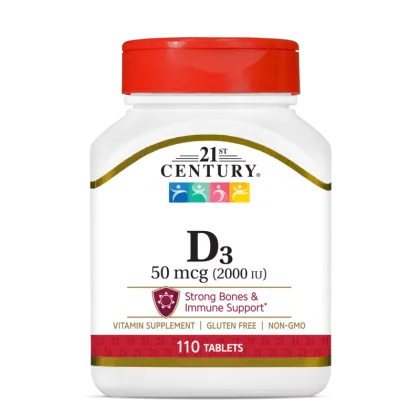 21st Century Витамин Д3 2000 IU х 110 таблетки | Vitamin D3