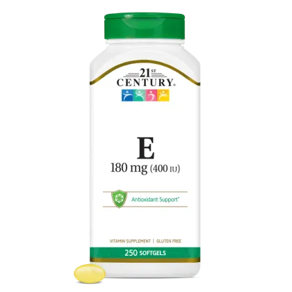 21st Century Витамин Е 400 IU х 250 меки капсули | Vitamin E