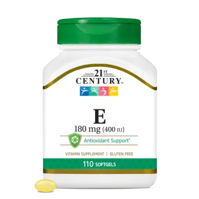 21st Century Витамин Е 400 IU х 110 меки капсули | Vitamin E