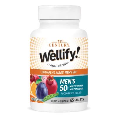 21st Century Wellify Мултивитамини за Мъже 50+ г + антиоксиданти х 65 таблетки