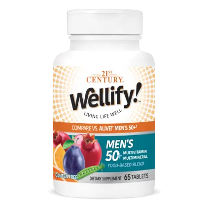 21st Century Wellify Мултивитамини за Мъже 50+ г + антиоксиданти х 65 таблетки