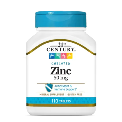 21st Century Цинк хелат 50 мг х 110 таблетки | Zinc Chelate