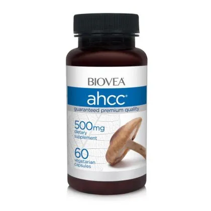 АХЦЦ Активен Хемицелулозен Компонент 500 мг х 60 капсули Biovea | AHCC