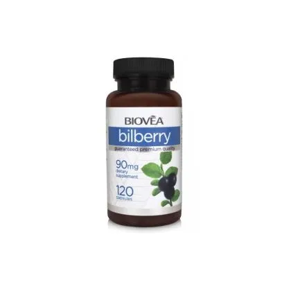 Черна боровинка екстракт 90 мг х 120 капсули Biovea | Bilberry