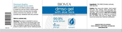 ДМСО Диметилсулфоксид + алое вера гел х 118 мл Biovea | DMSO + Aloe Vera