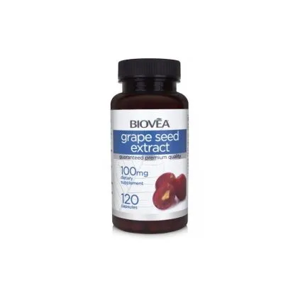 Гроздови семки екстракт 100 мг х 120 капсули Biovea | Grape Seed