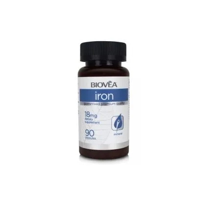 Желязо хелат 18 мг х 90 капсули Biovea | Iron Chelate