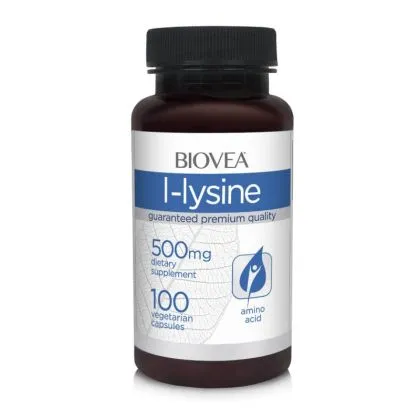 Л-Лизин 500 мг х 100 капсули Biovea | L-Lysine