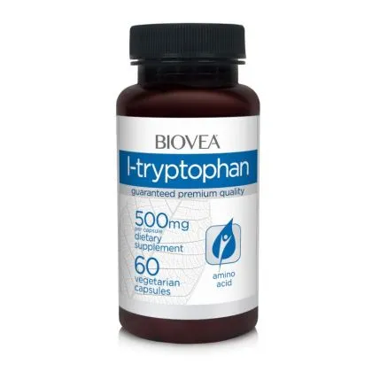 Л-Триптофан 500 мг х 60 капсули Biovea | L-Tryptophan