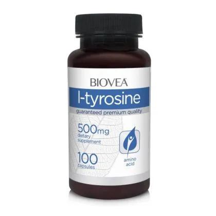 Л-Тирозин 500 мг х 100 капсули Biovea | L-Tyrosine