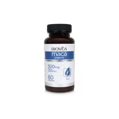 Мака органичен екстракт 500 мг х 60 капсули Biovea | Maca